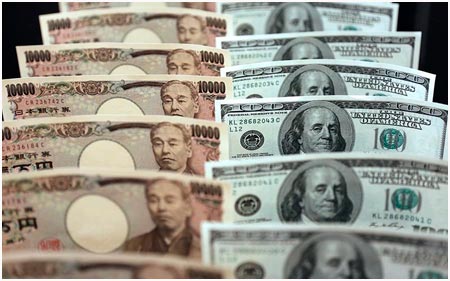 Dolar Forex rośnie w stosunku do jena
